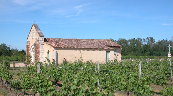 Chapelle de Tutiac avec Vigne