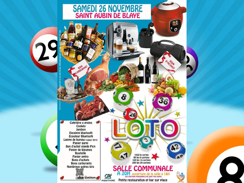 Loto Saint Aubin de Blaye