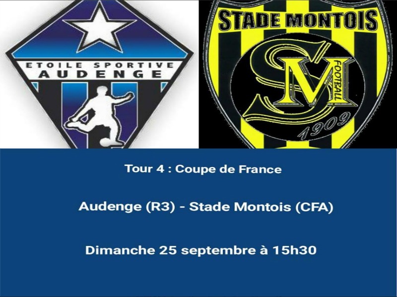 Match de Coupe de France de Football: Audenge versus le Stade Montois