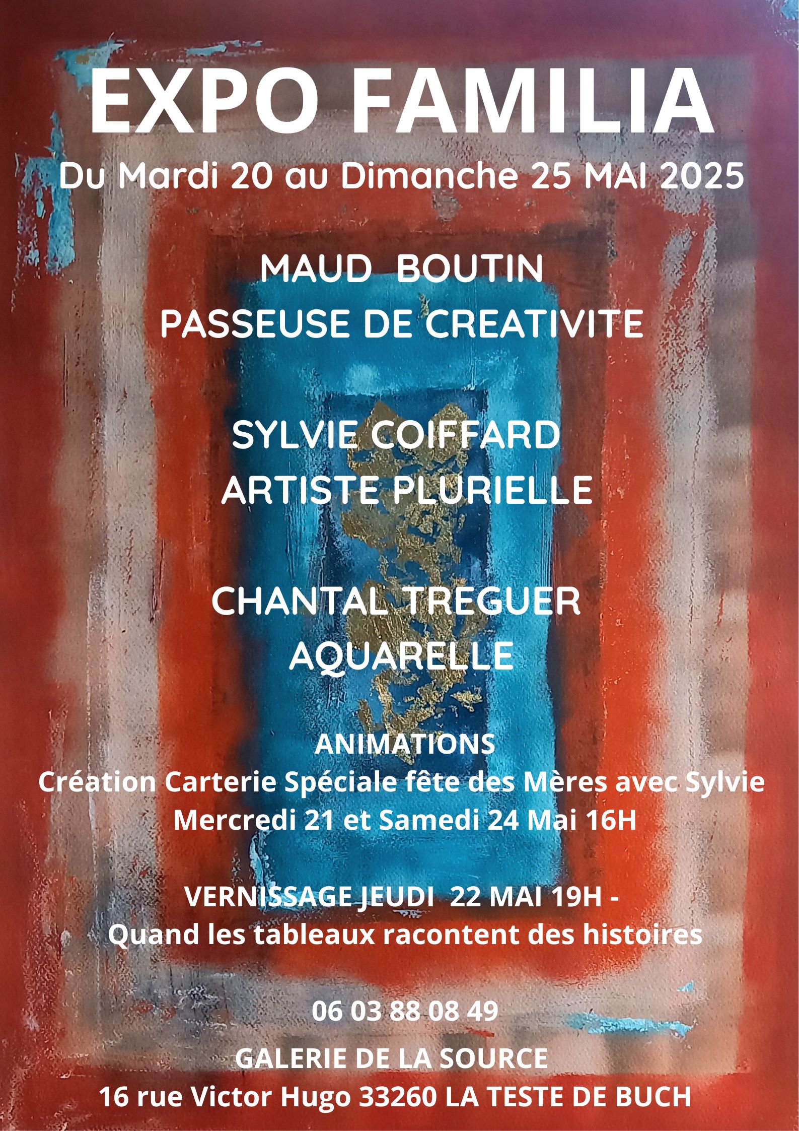 Exposition Aimère, par Maryse Ribette