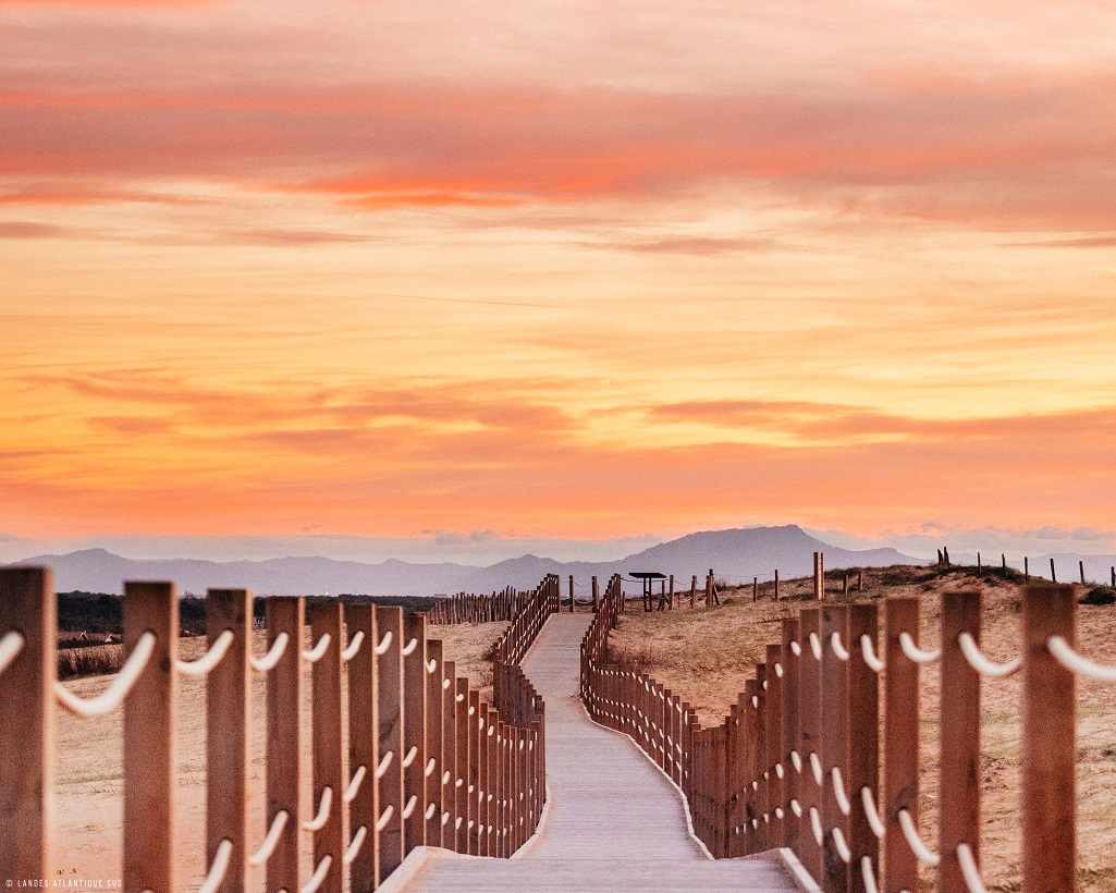 15022021-Sunset-Labenne-Pyrenees-Dune-Promenade-©OTI_LAS