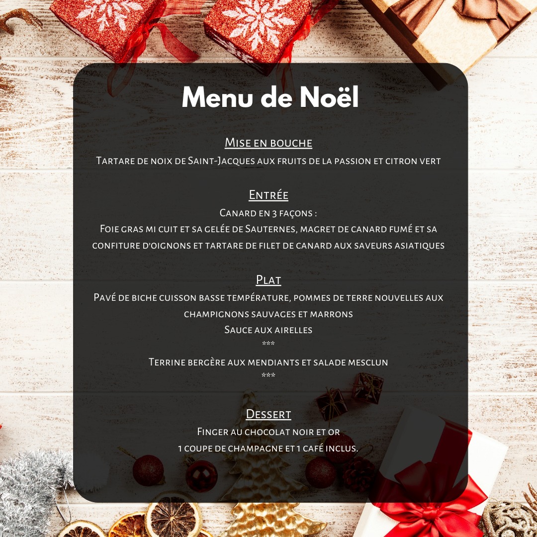 24 décembre menu casino lo