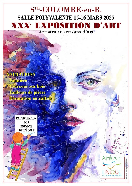 Exposition de peinture et d'artisanat d'art de l'Amicale Laïque 