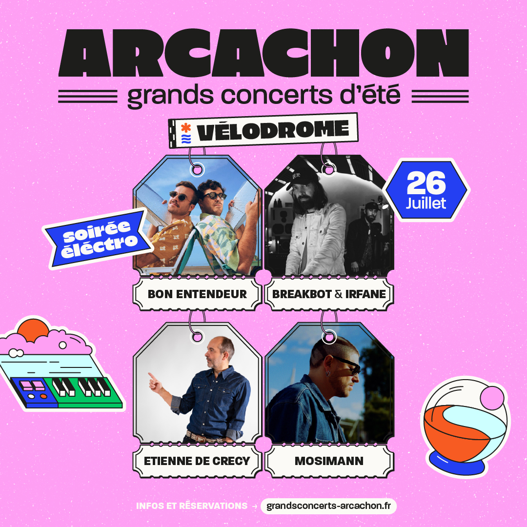 Grands concerts d’été : Soirée Electro au Vélodrome