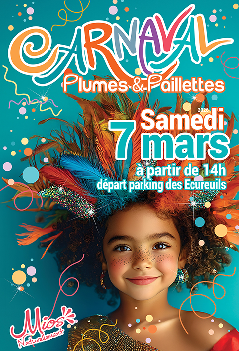 Carnaval de Mios 2026 : Plumes et Paillette