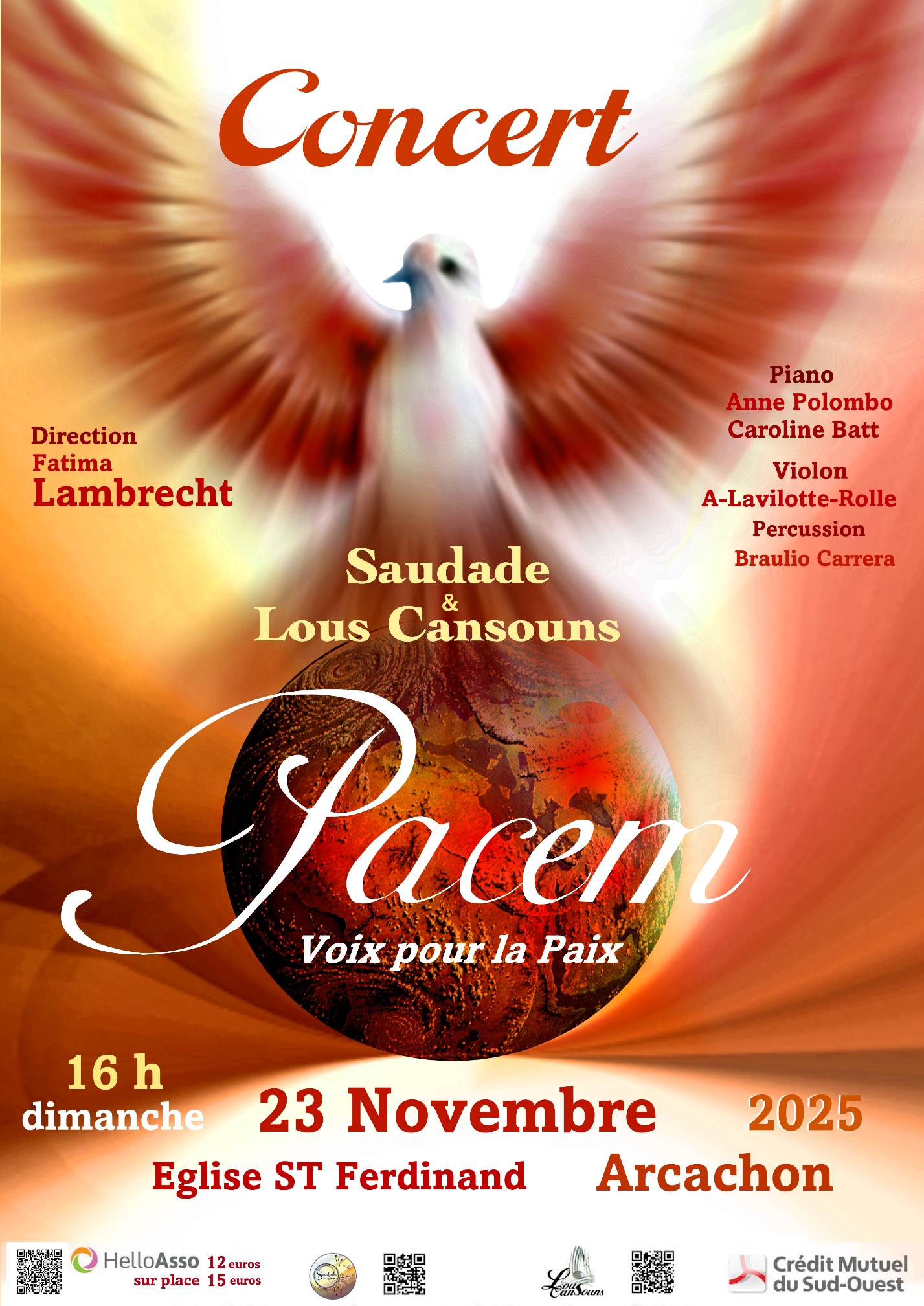 Concert des coeurs Saudade et Lous Cansouns