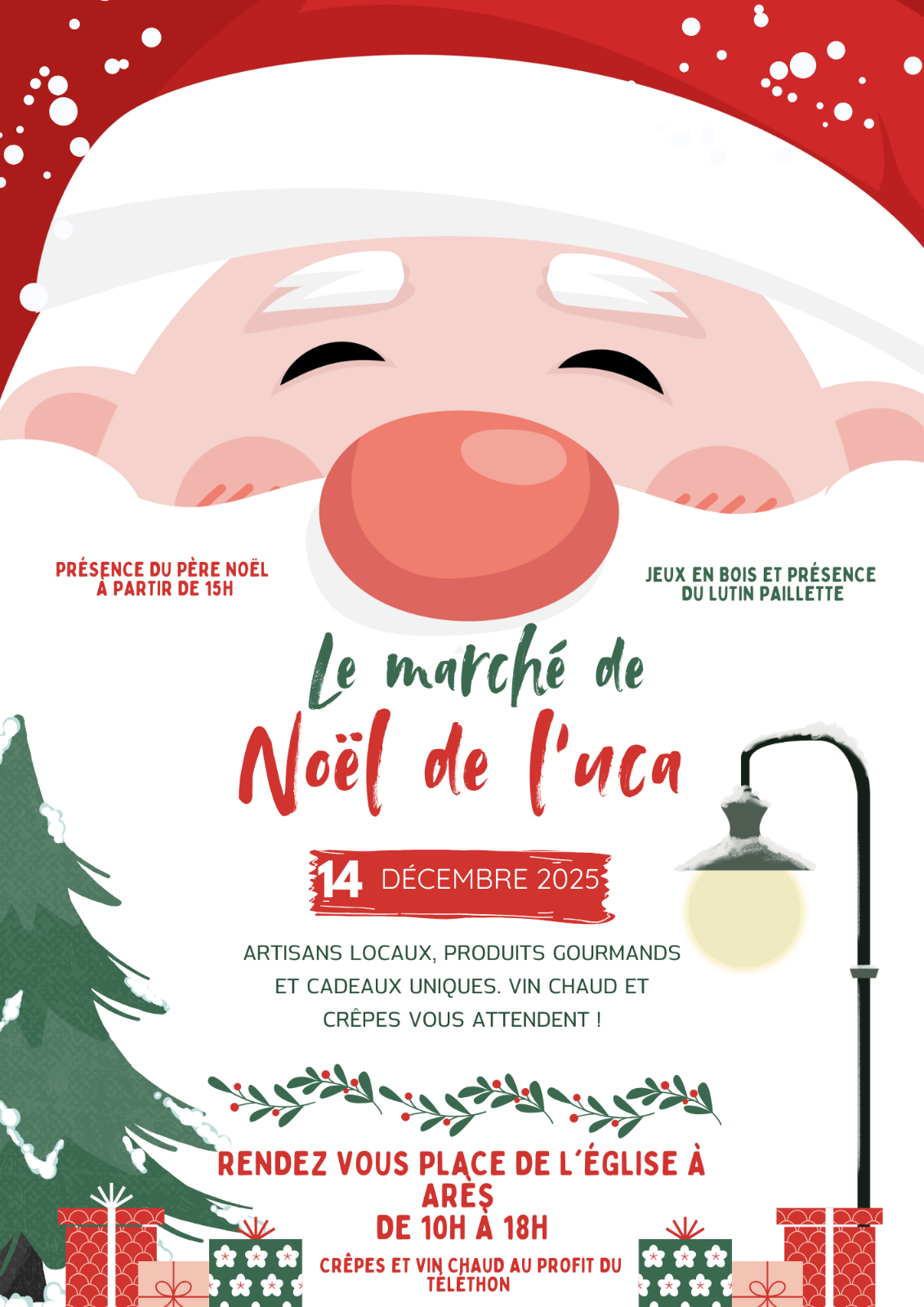 Marché de Noël de l’Union des Commerçants Arésiens