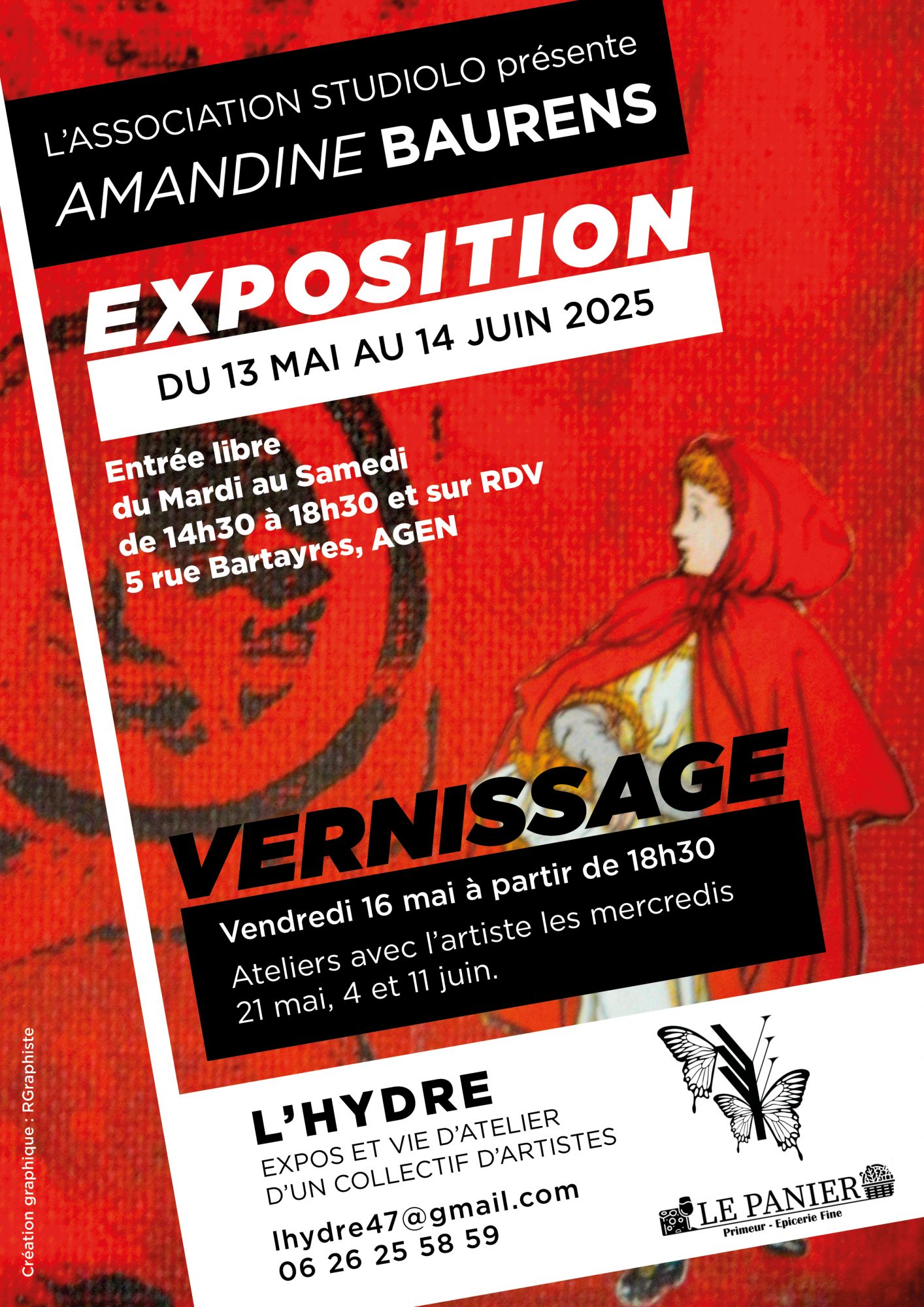 Exposition des œuvres de Amandine Baurens