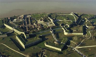 Citadelle de Blaye vue aérienne
