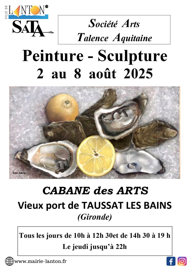 Exposition Cabane des Arts : Société Arts Talence Aquitaine