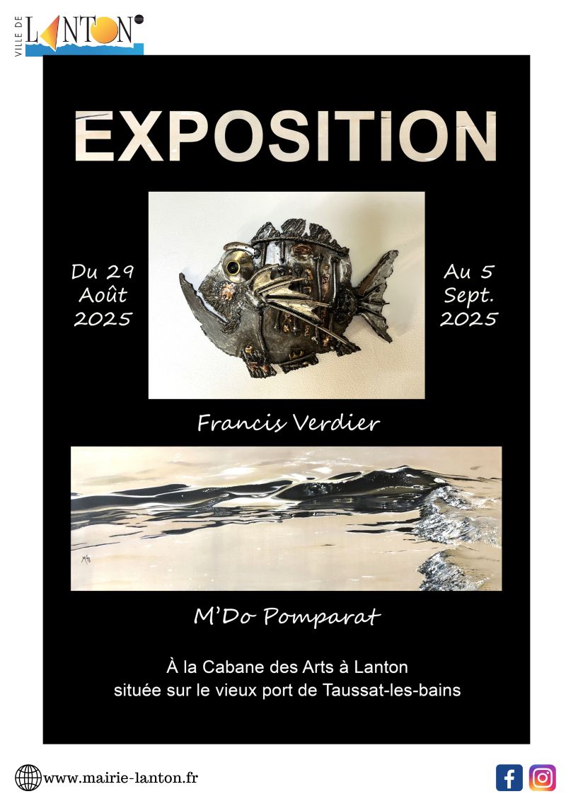 Exposition Cabane des Arts : Francis Verdier et M’Do Pomparat