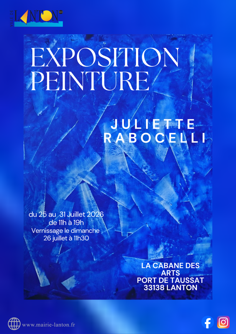 Exposition Cabane des Arts : Juliette Rabocelli