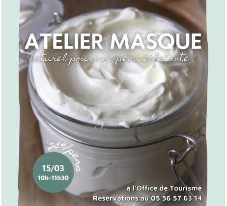 Atelier “Préparation de masques naturels pour une peau éclatante !” “