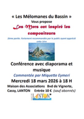 Conférence « Les mers ont inspirées les compositeurs »