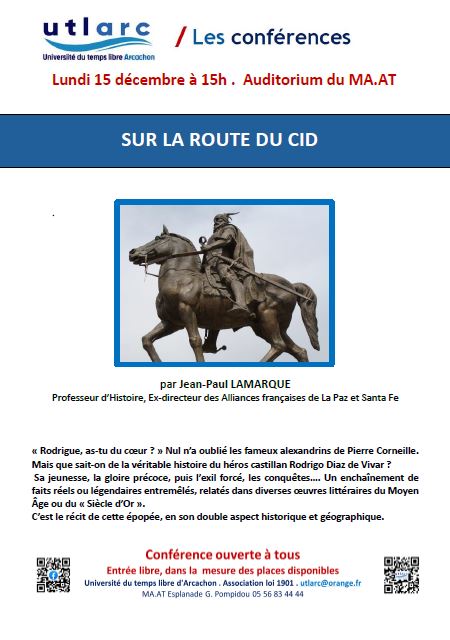Conférence : Sur la route du Cid