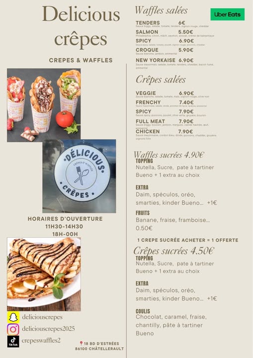 Delicious crêpes