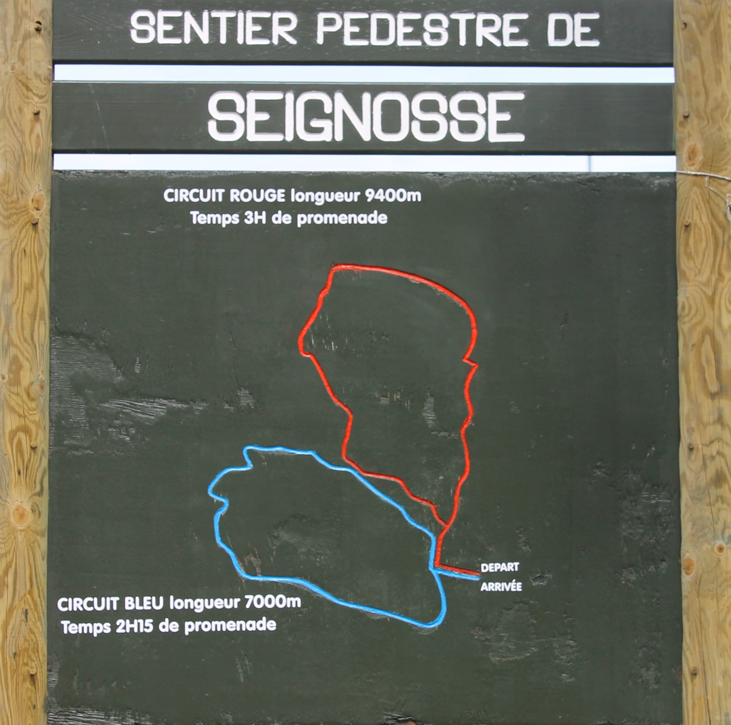Départ du circuit rouge