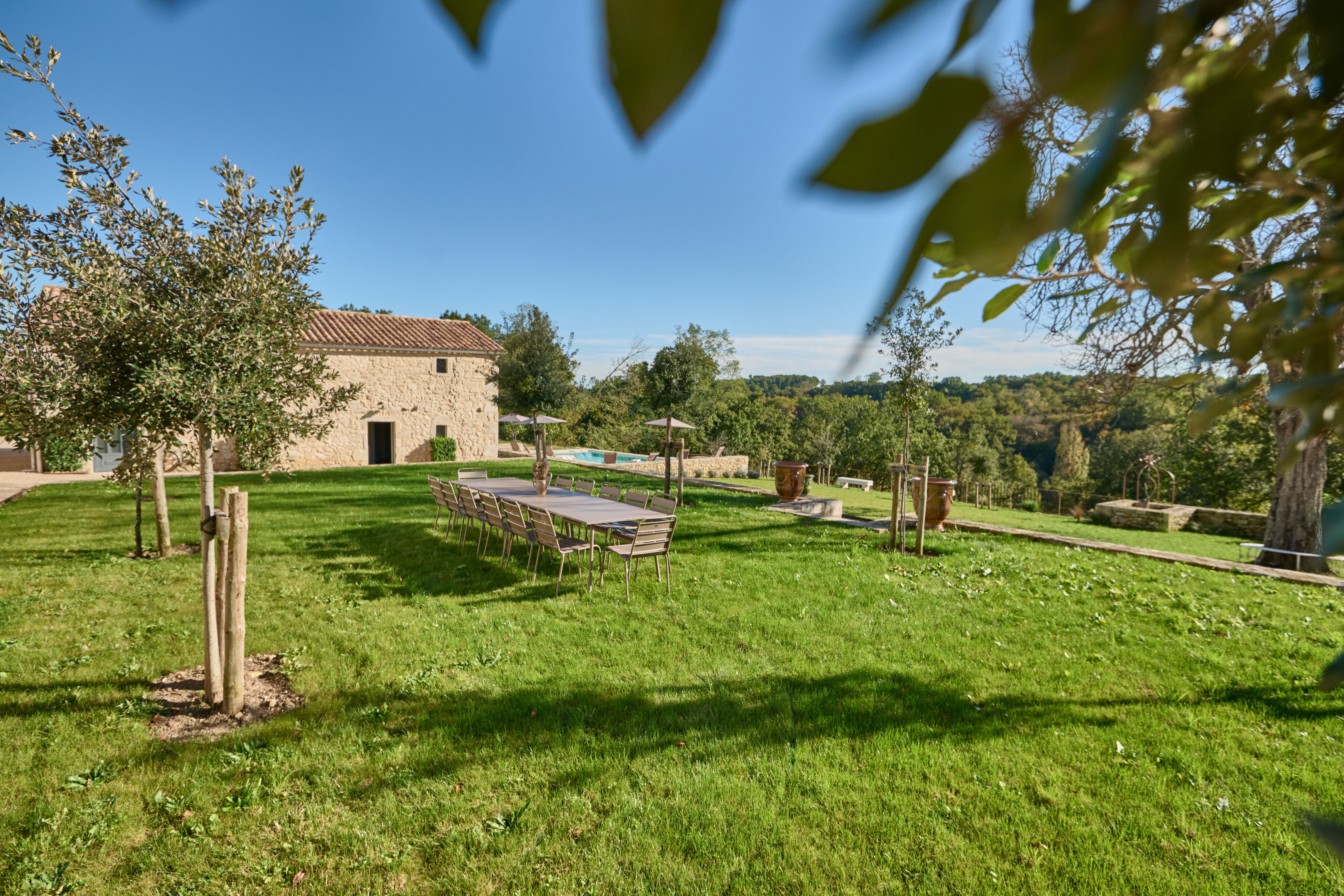 Parc avec vue paysagère