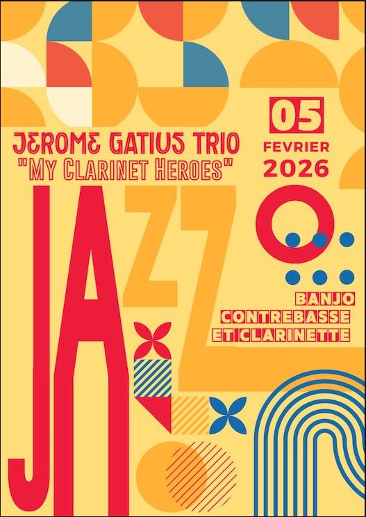 Café théâtre Le Zèbre : Jérôme Gatius My Clarinet Heroes