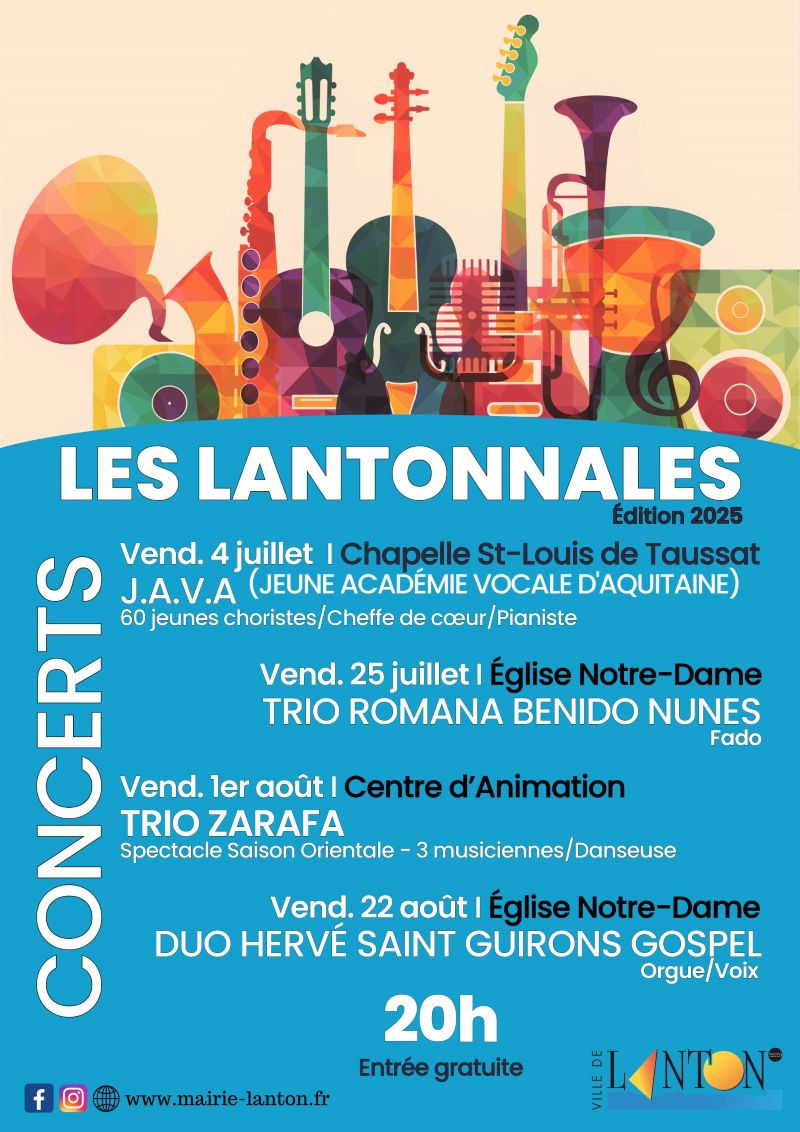 Les Lantonnales : Trio Zarafa – spectacle saison orientale