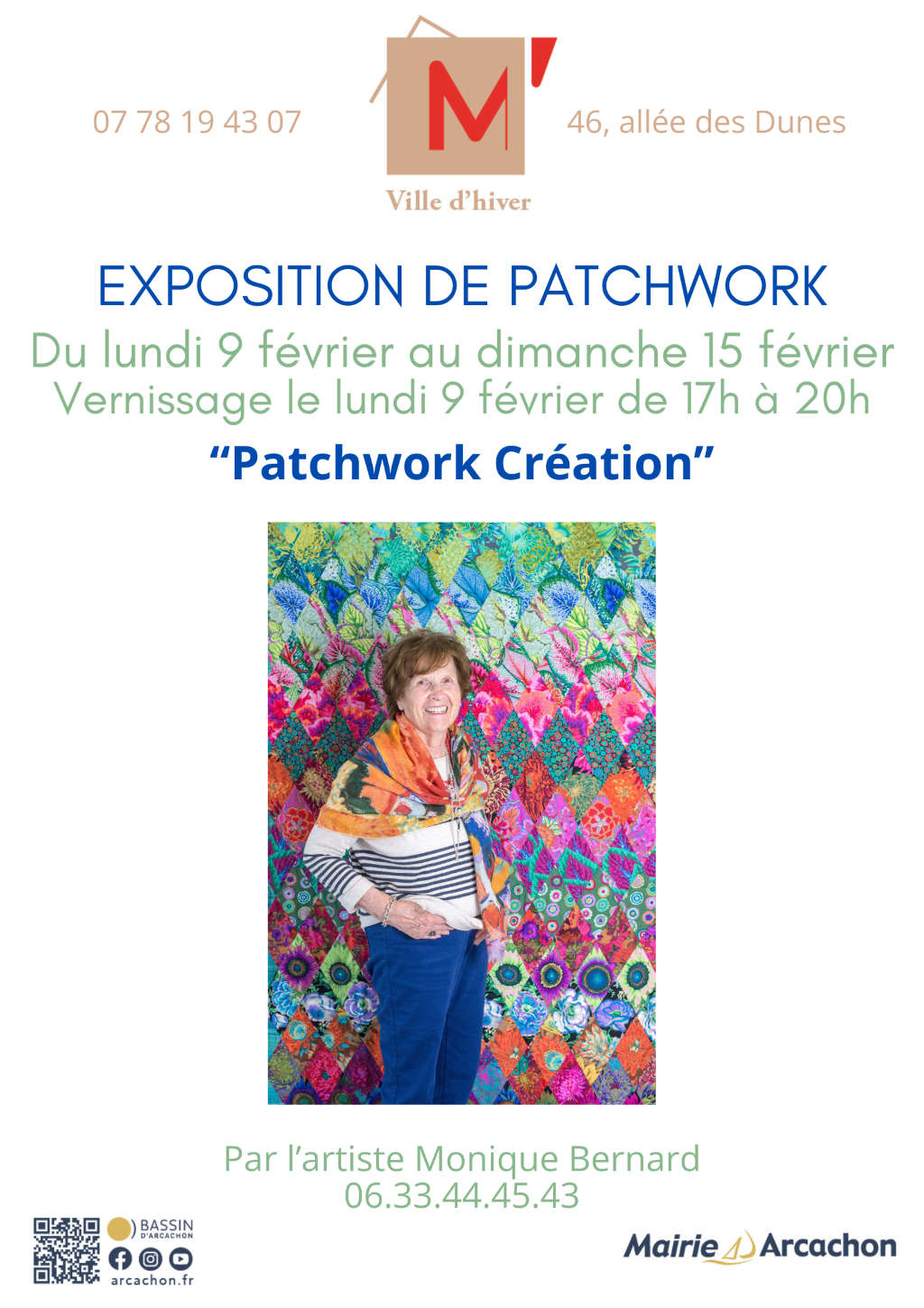 Exposition « Patchwork Création » – M&rsquo; La Ville d&rsquo;Hiver