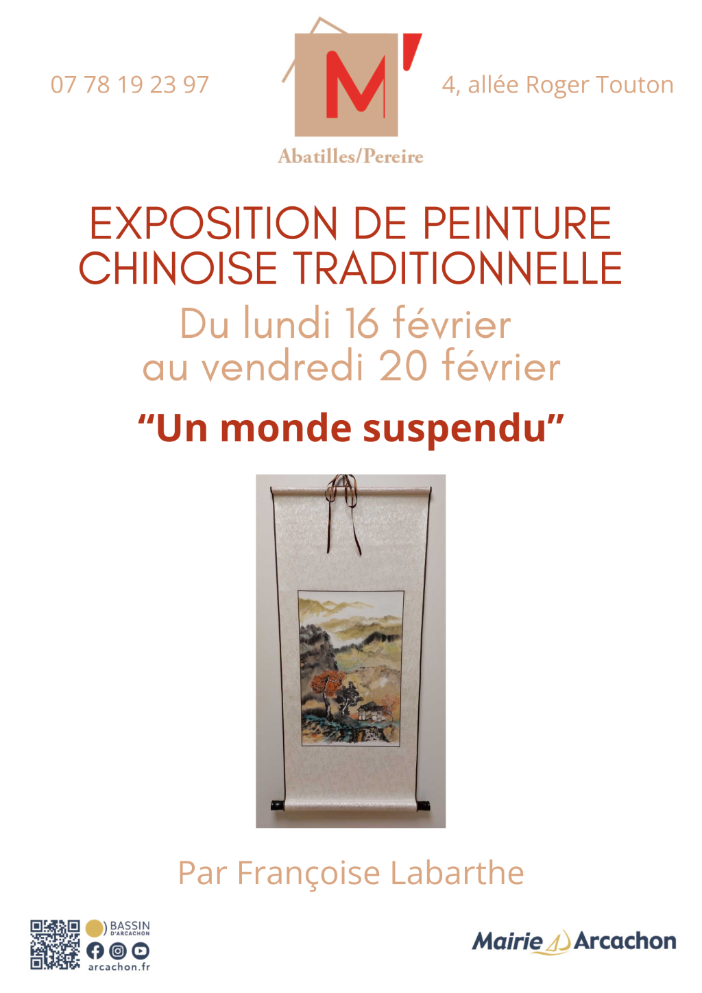 Exposition  » Un Monde Suspendu » – M&rsquo; Les Abatilles / Pereire