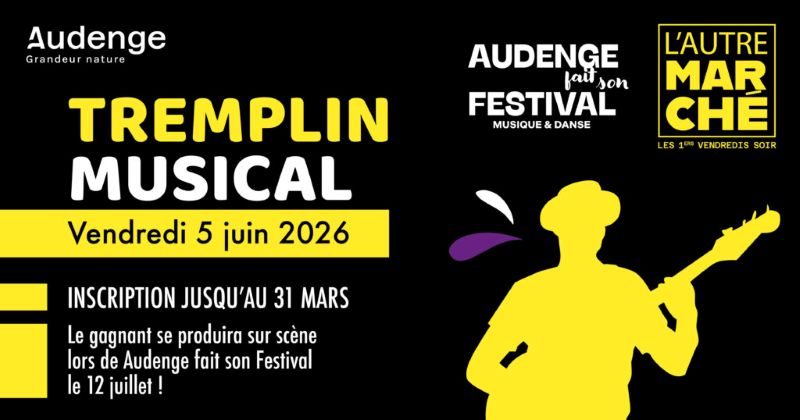 Inscription tremplin musical d&rsquo;Audenge 2026