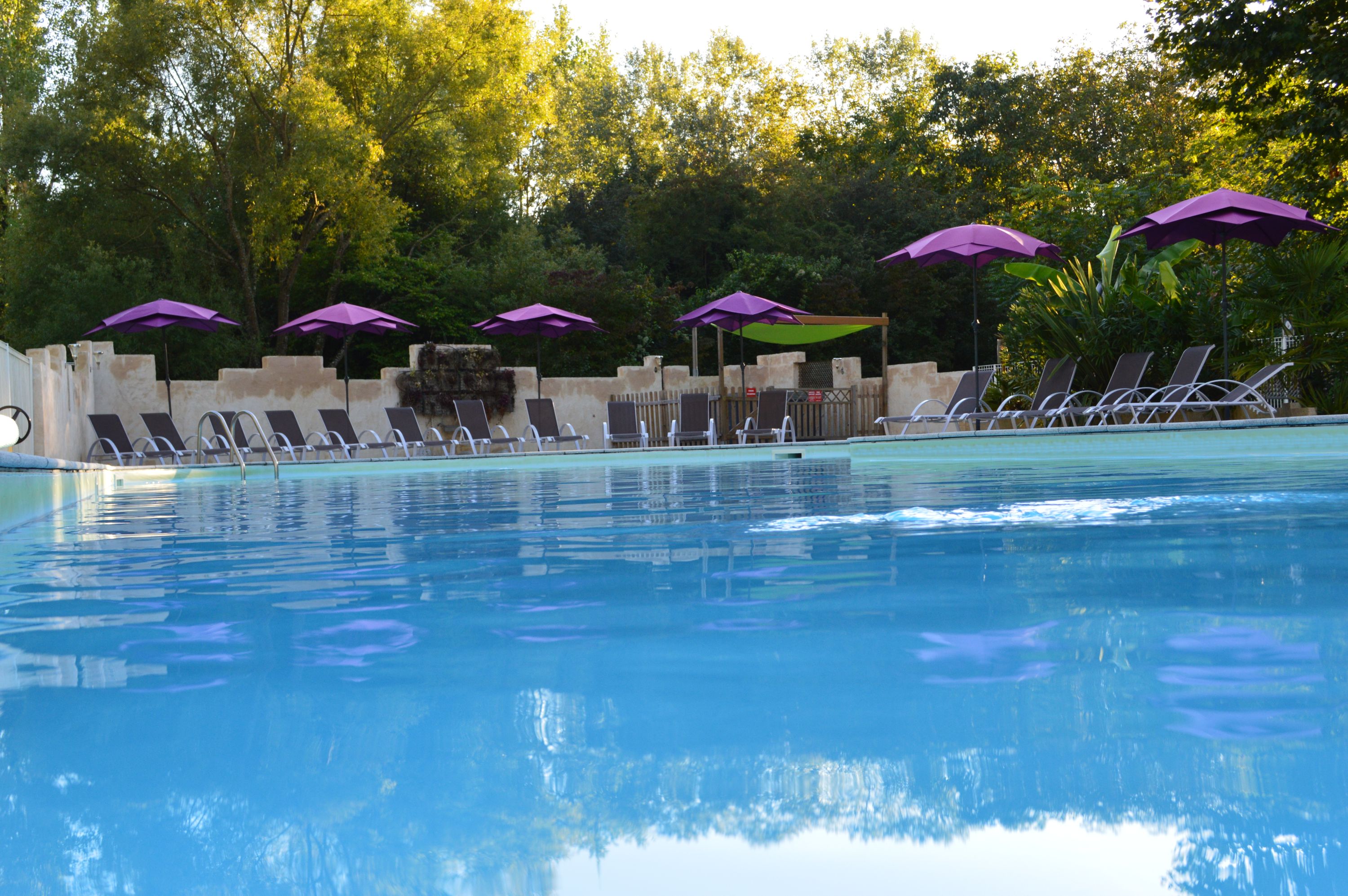Piscine - Camping du Vieux Château - Rauzan