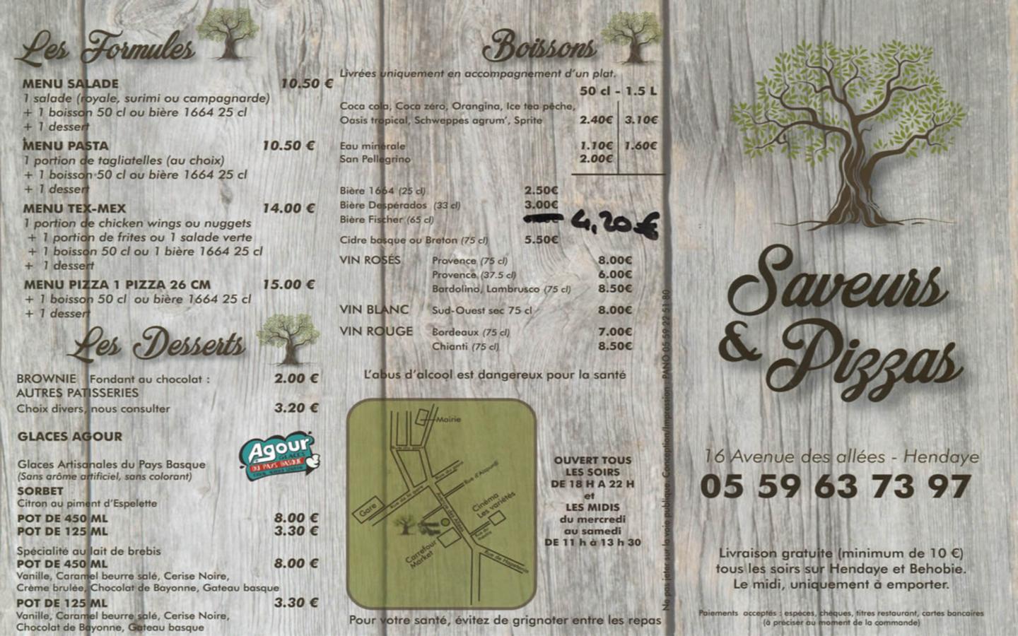 Saveurs & Pizzas