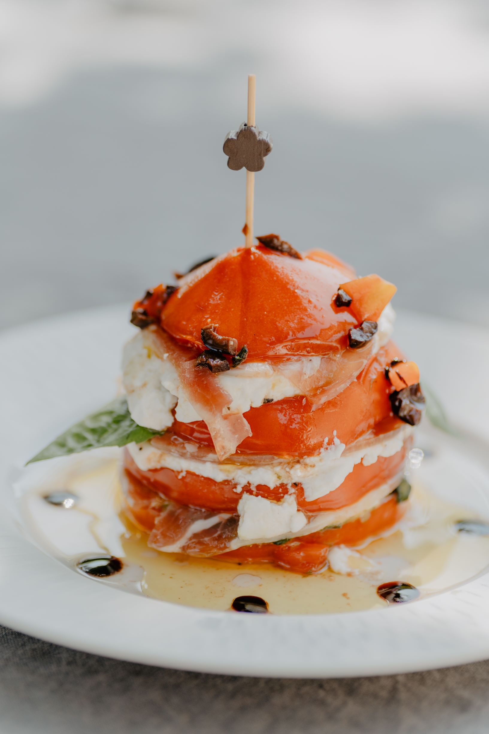 Tomates mozzarella revisitée - Le Coeur des Vignes Pauillac