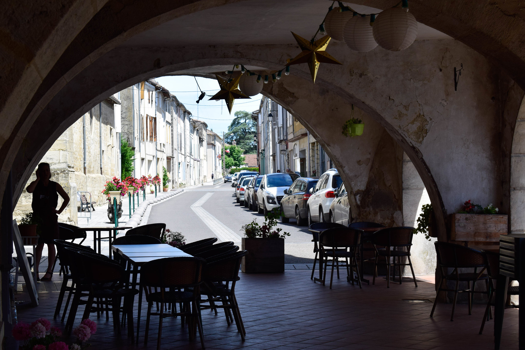 Arcades et rue