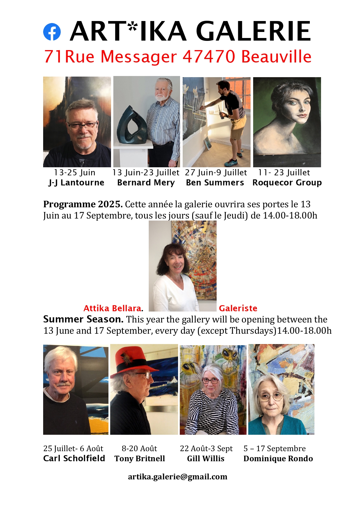 Exposition de peintures Art*IKA Galerie