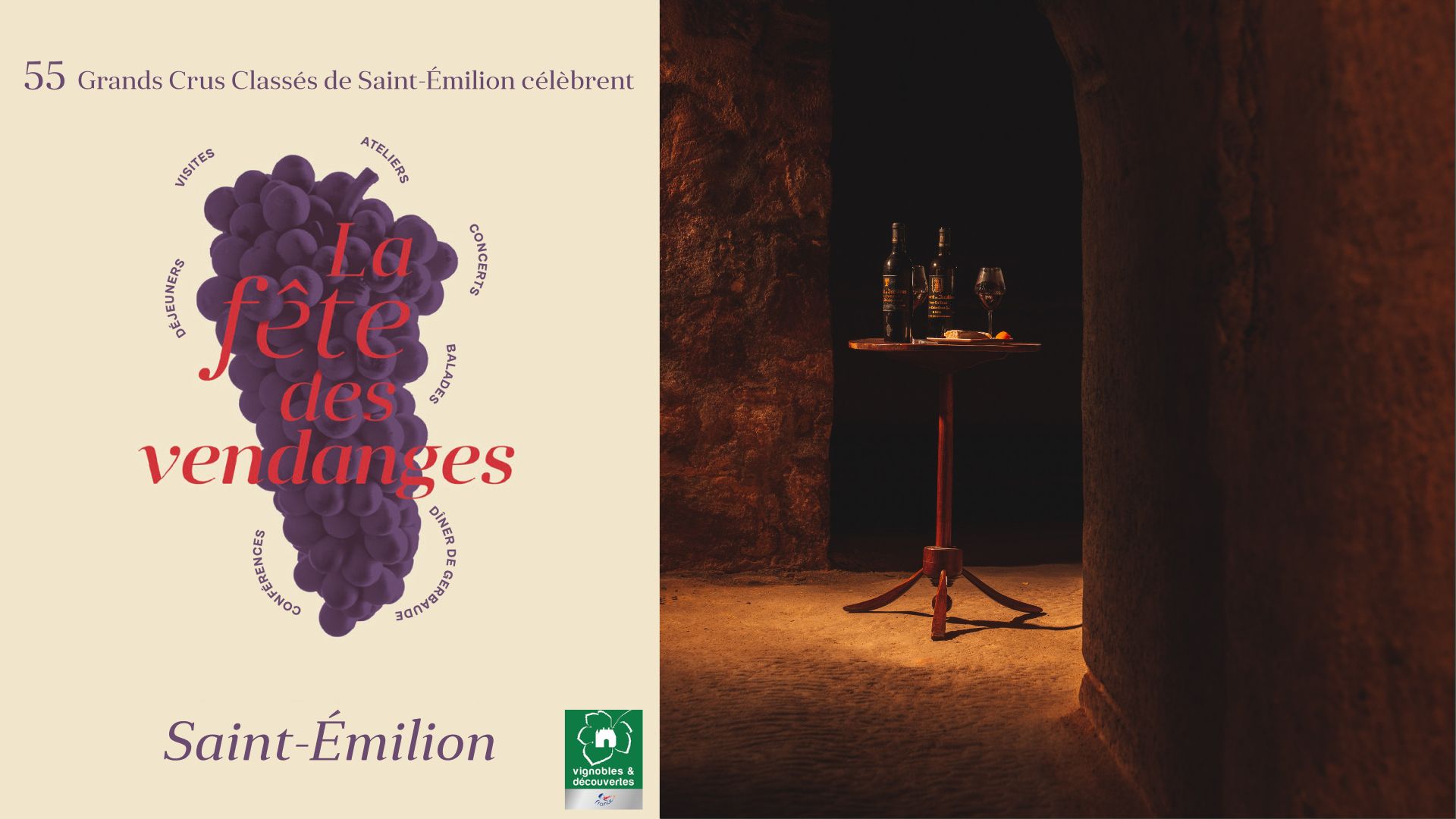 Atelier de vins & chocolat dans les carrières de Saint-Emilion