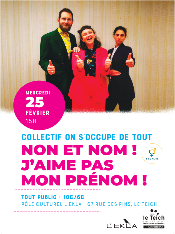 Non et nom ! j&rsquo;aime pas mon prénon.