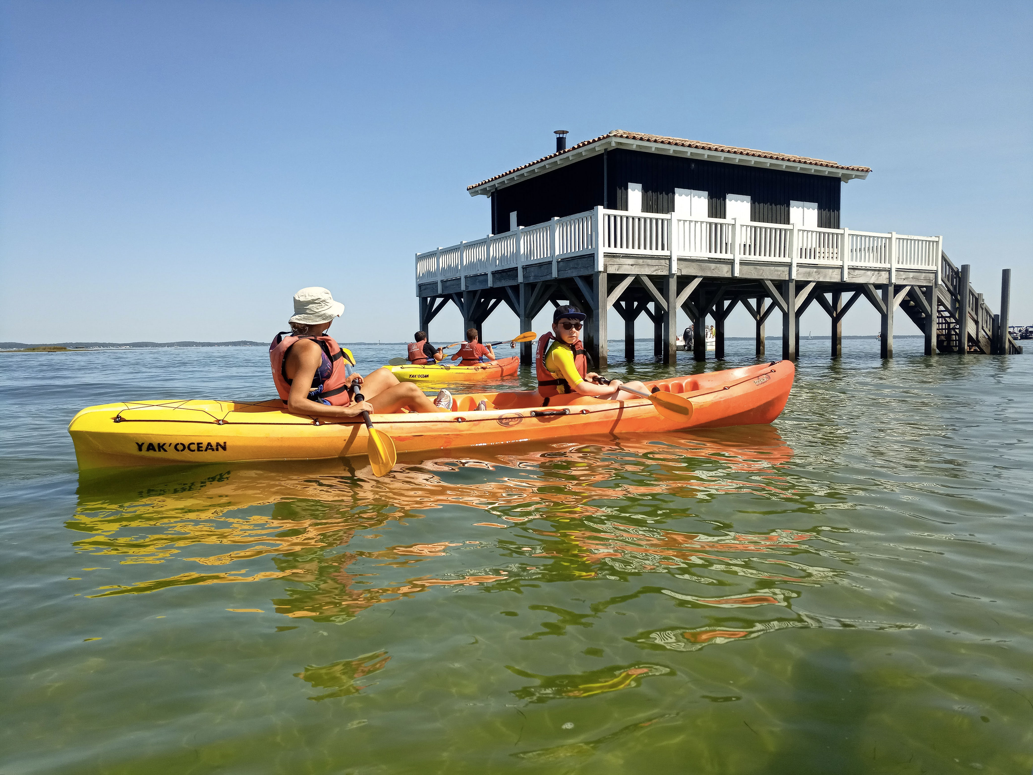 Randonnée en kayak à l’île aux oiseaux et les cabanes tchanquées