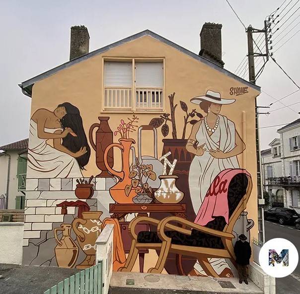 muralis les femmes aux bains