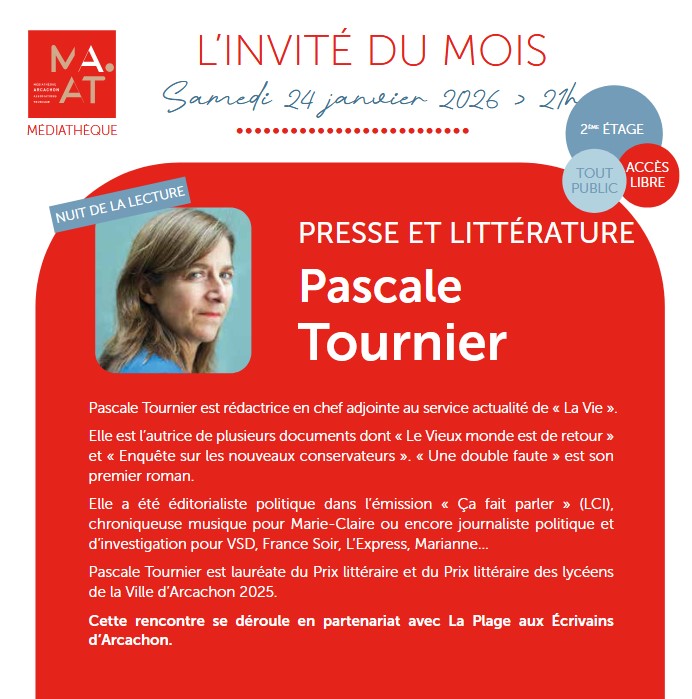 L&rsquo;invité du mois : Pascale Tournier