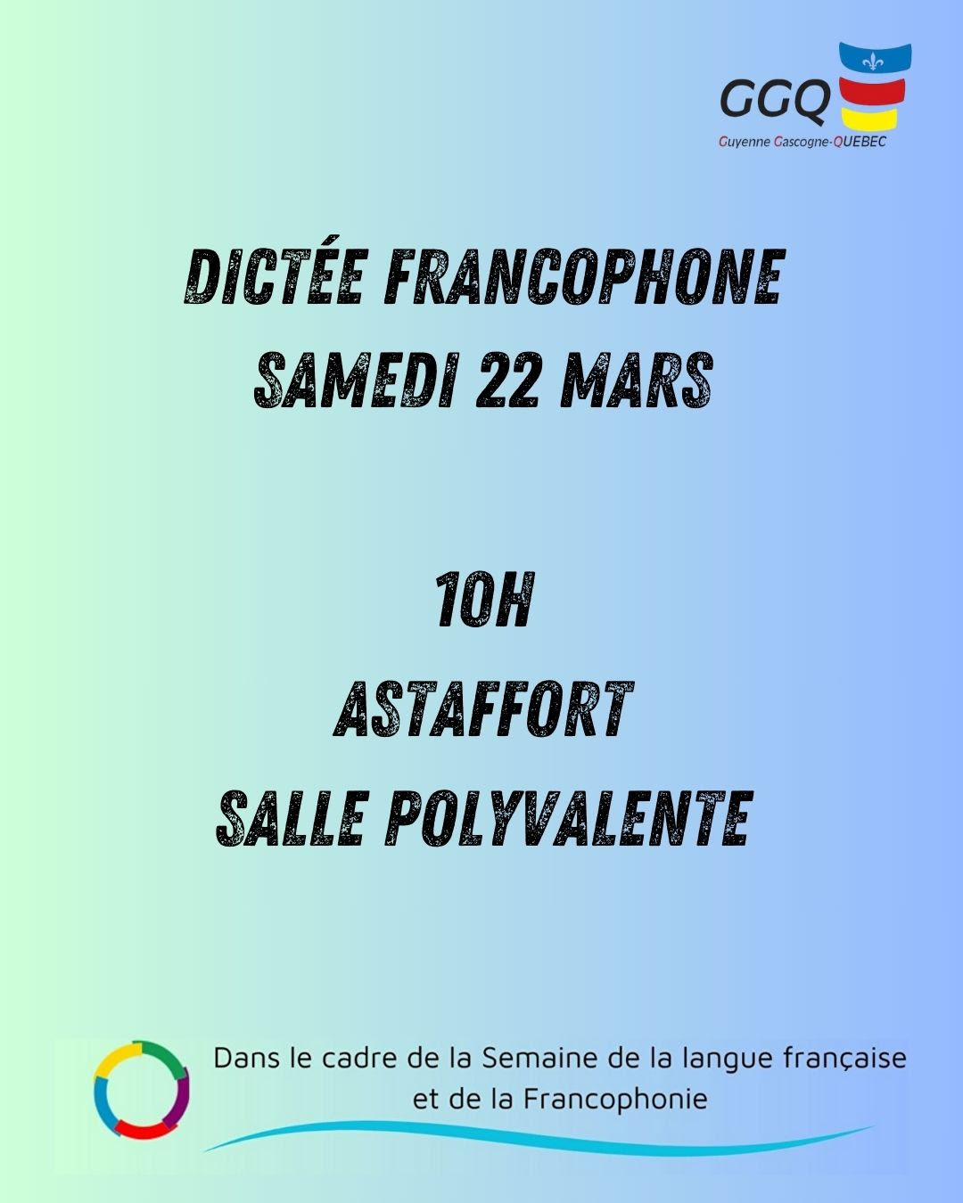 Dictée francophone